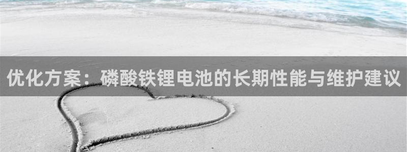 下载tp钱包并安装app：优化方案：磷酸铁锂电池的长期性能与维护建议